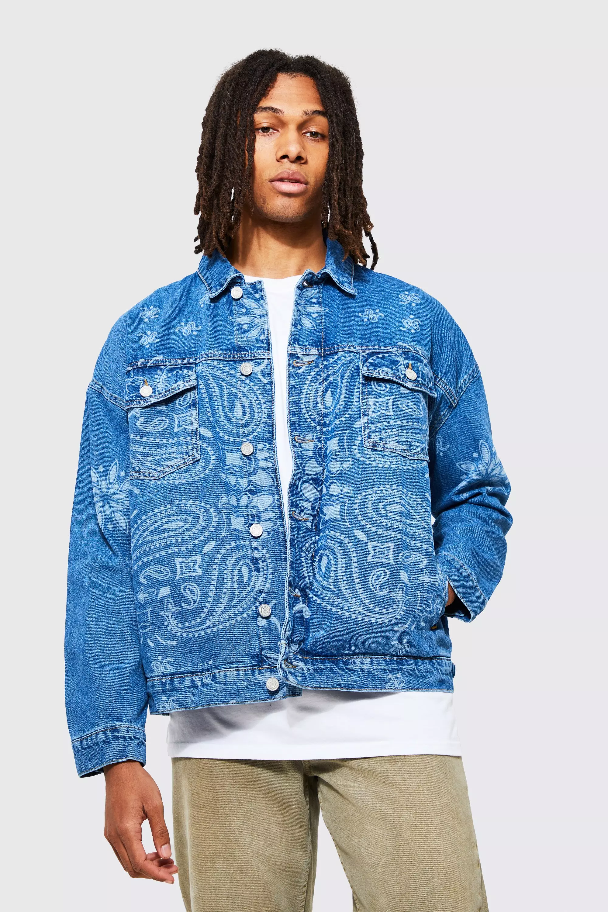 Paisley jean sale jacket